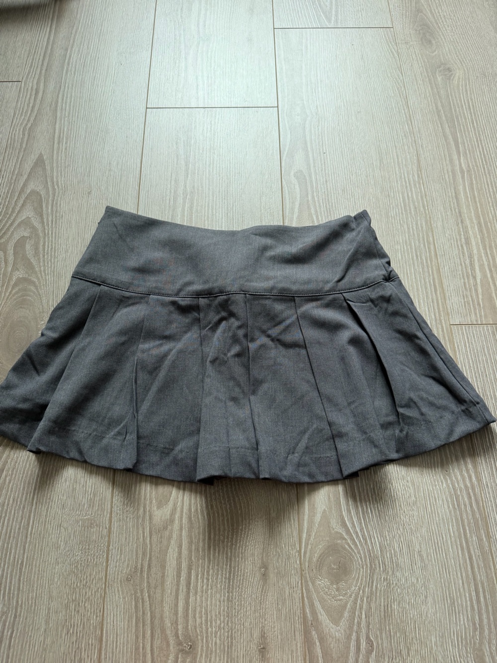 Boutique Belted Trim Pleated Mini Skort schoolgirl Britney statement flounce - Picture 4 of 7